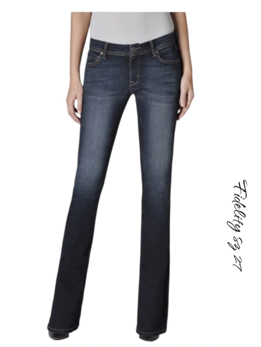 NWT Fidelity Boot Cut Denim Jeans sz 27